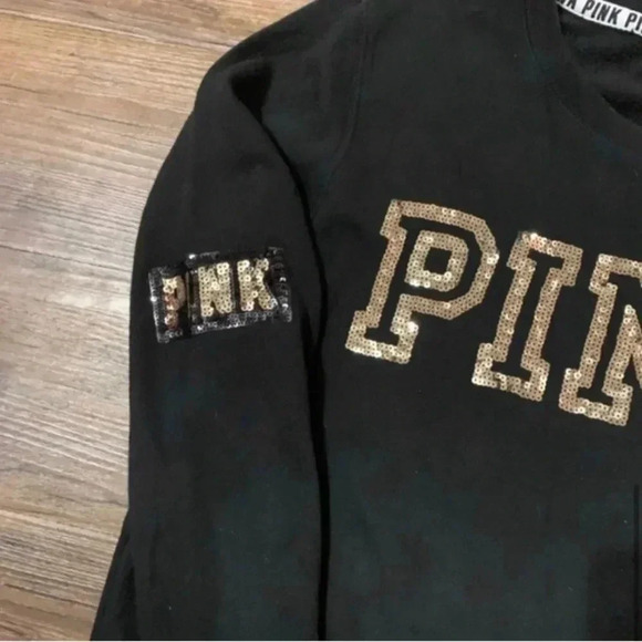 Victoria’s Secret pink Bling sweater/Joggers outfit set S/XS - Picture 8 of 10